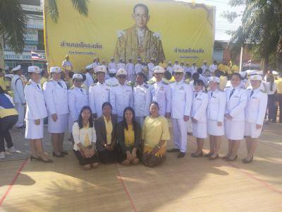 ร่วมพิธีเนื่องในวินคล้ายวันพระราชสมภพของพระบาทสมเด็จพระบรมชนกาธิเบศวร มหาภูมิพลอดุลยเดชมหาราชฯ