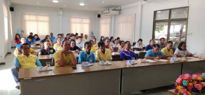 โครงการฝึกอบรมคุณธรรม  จริยธรรมแก่ผู้บริหาร  สมาชิกสภาและพนักงาน