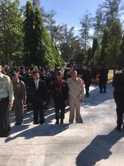 ร่วมงานสถาปนาค่ายปักธงชัยฯ