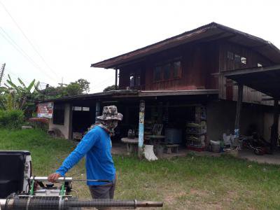 พ่นหมอกควันฯ หมู่ 2 บ้านหนองนกเขียน