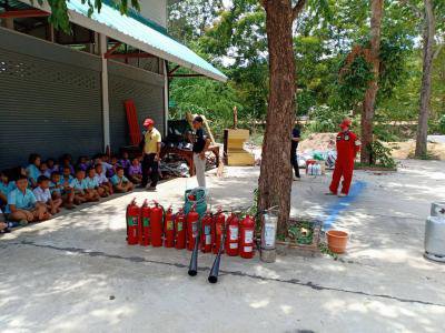 โครงการให้ความรู้เกี่ยวกับการป้องกันและระงับอัคคีภัยฯ ประจำปี 2562