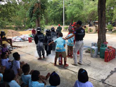 โครงการให้ความรู้เกี่ยวกับการป้องกันและระงับอัคคีภัยฯ ประจำปี 2562