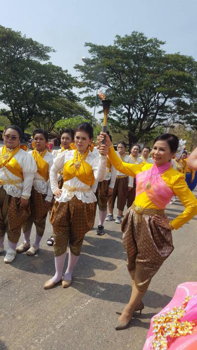 วิ่งคบไฟงานฉลองวันแห่งชัยชนะของท้าวสุรนารี ประจำปี 2562
