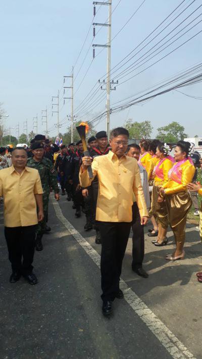 วิ่งคบไฟงานฉลองวันแห่งชัยชนะของท้าวสุรนารี ประจำปี 2562