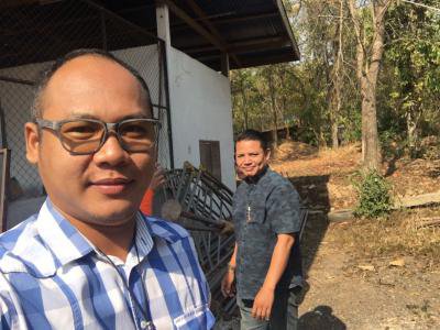 จัดเตรียมสถานที่กิจกรรมวันเด็กฯ
