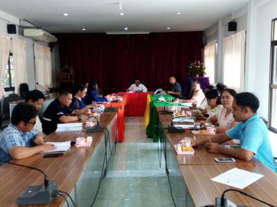 ประชุมคระกรรมการติดตามและประเมินผลแผนฯ