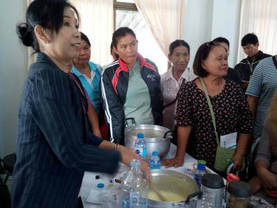 โครงการฝึกอาชีพผู้ด้อยโอกาสและคนพิการตำบลภูหลวง ประจำปีงบประมาณ 2561