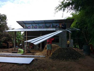 ตรวจความคืบหน้าสร้างบ้านคนพิการ ม.2