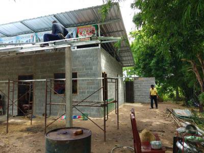 ตรวจความคืบหน้าสร้างบ้านคนพิการ ม.2