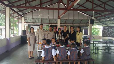 ตรวจเยี่ยมอาหารกลางวัน ศพด.สังกัด อบต.ภูหลวง
