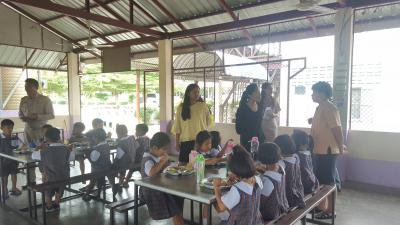 ตรวจเยี่ยมอาหารกลางวัน ศพด.สังกัด อบต.ภูหลวง