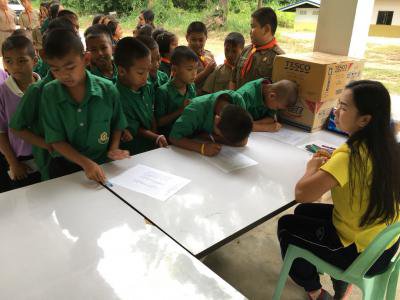 โครงการให้ความรู้ป้องกันและบรรเทาสาธารณภัยในโรงเรียนฯ