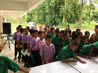 โครงการให้ความรู้ป้องกันและบรรเทาสาธารณภัยในโรงเรียนฯ