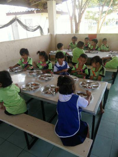 ผอ.กองการศึกษาฯ ตรวจเยี่ยมอาหารกลางวัน ศพด.