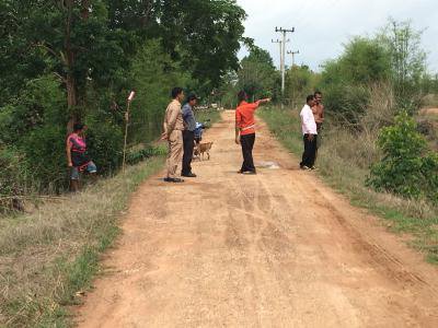 สำรวจถนนชำรุด ม.7