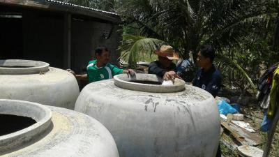 ส่งน้ำให้ประชาชนในเขตพื้นที่ตำบลภูหลวง