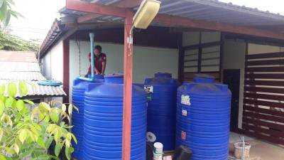 ส่งน้ำให้ประชาชนในเขตพื้นที่ตำบลภูหลวง
