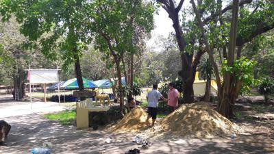 จัดเตรียมงานประเพณีสงกรานต์ ประจำปี 2561