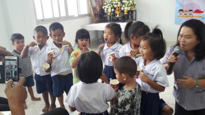 โครงการส่งเสริมสุขภาพช่องปากในเด็กเล็กฯ
