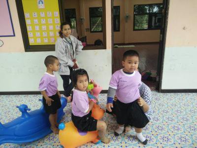 กองการศึกษาฯ ตรวจเยี่ยม ศพด.วันเปิดเทอม