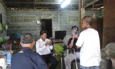 ตรวจเยี่ยมคนพิการร่วมกับสมาคมคนพิการฯ