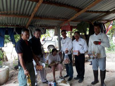ตรวจเยี่ยมคนพิการร่วมกับสมาคมคนพิการฯ