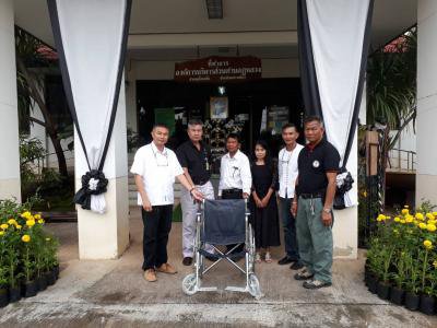 ตรวจเยี่ยมคนพิการร่วมกับสมาคมคนพิการฯ