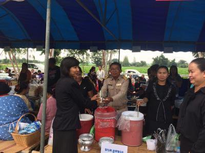 ร่วมทำบุญโรงทานกับโรงเรียนบ้านหนองกก