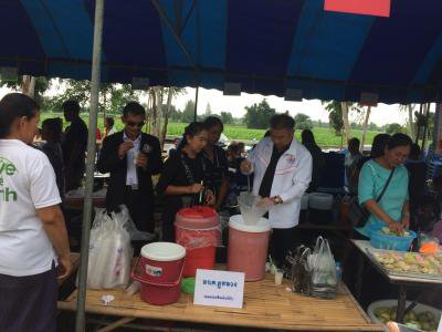 ร่วมทำบุญโรงทานกับโรงเรียนบ้านหนองกก