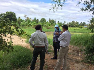 สำรวจอ่างเก็บน้ำบ้านหนองกก หมู่ที่ 7