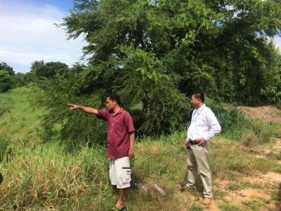 สำรวจอ่างเก็บน้ำบ้านหนองกก หมู่ที่ 7