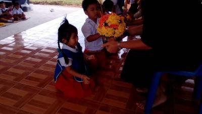 กิจกรรมไหว้ครูของศูนย์พัฒนาเด็กเล็กฯ