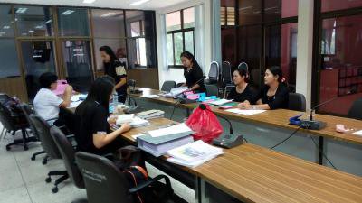 งานการเงินฯ ท้องถิ่น จ.นม.ตรวจสอบการเงินฯ อบต.ภูหลวง