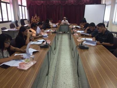 ประชุม คกก.ติดตามและประเมินผลแผนพัฒนา อบต.ภูหลวง