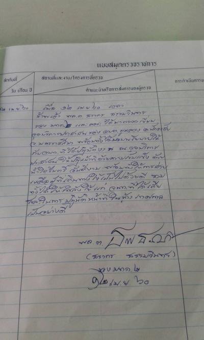 รองแม่ทัพภาค 2 ตรวจเยี่ยมจุดบริการ