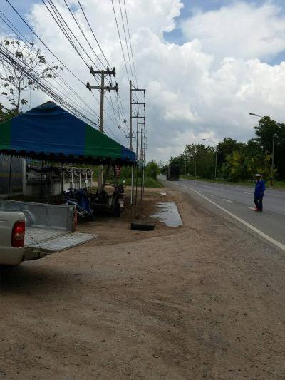 งานป้องกันฯ เตรียมสถานที่เพื่อเป็นจุดบริการประชาชนในช่วงเทศกาลสงกรานต์ ปี2560