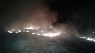 งานป้องกันฯ ออกระงับเหตุเพลิงไหม้