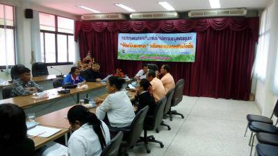 ประชุมเกี่ยวกับการบริหารจัดการขยะมูลผอยชุมชนฯ