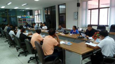 ประชุมเกี่ยวกับการบริหารจัดการขยะมูลผอยชุมชนฯ