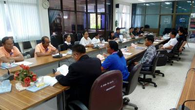 ประชุมเกี่ยวกับการบริหารจัดการขยะมูลผอยชุมชนฯ