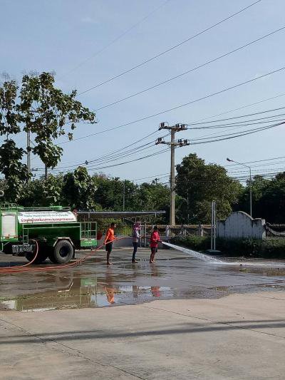 เตรียมสถานที่จัดตั้งจุดบริการประชาชนฯ