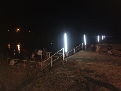 กองการศึกษาฯ ร่วมกับกองช่าง จัดสถานที่งานลอยกระทง