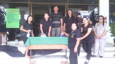 อบต.ภูหลวง จัดสถานที่สำหรับการลงนามถวายอาลัยฯ