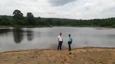ออกตรวจสระน้ำบ้านหนองกก หมู่ที่ 7