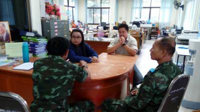 กองพัน ร.มทบ.21 ขอข้อมูลสถิติการเลือกตั้งฯ