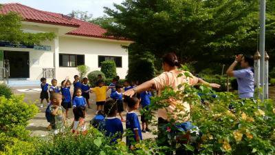 ศพด.บ้านหลุมเงินพาเด็กออกกำลังกายฯ