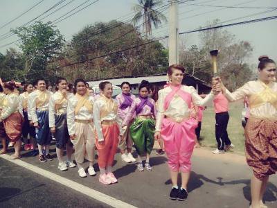 วิ่งคบเพลิงย่าโมฯ