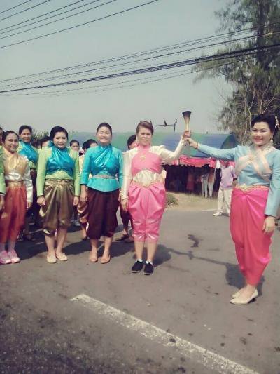 วิ่งคบเพลิงย่าโมฯ