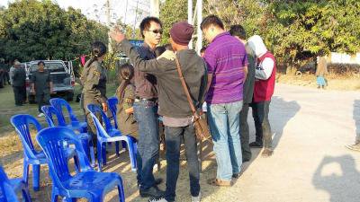 งานป้องกันฯ ร่วมกับฝ่ายปกครองอำเภอ ตรวจสารเสพติด