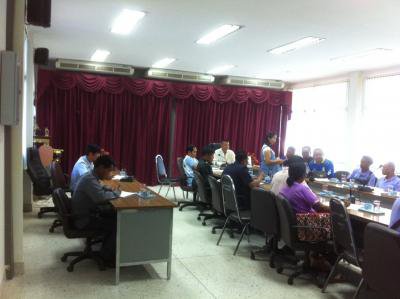 ประชุมจัดการแข่งขันกีฬาต้านยาเสพติดฯ ปี 2559